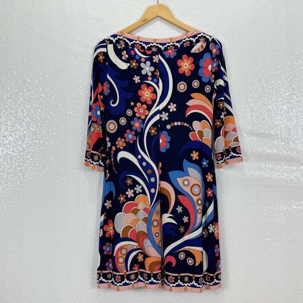 ELF Boho Floral Shift Multicolor Patterned Fabric - Picture 7 of 8